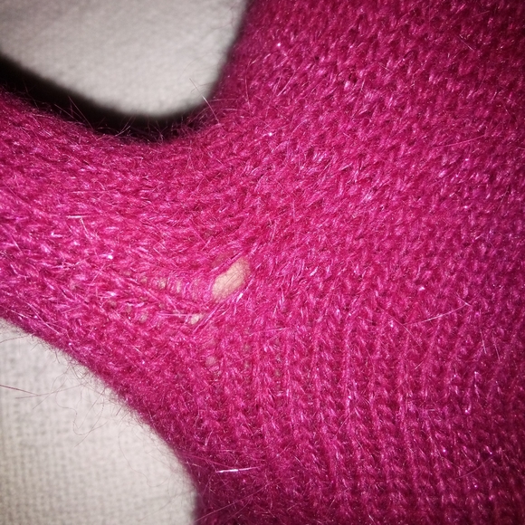 Coach Ocelot Cranberry Gloves New - Picture 2 of 3